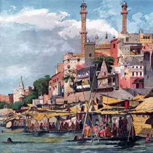 Benares, India, 1857. Artist: William Carpenter