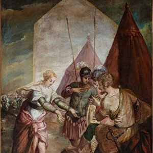 Briseis aund Achilles. Creator: Tintoretto, Jacopo (1518-1594)