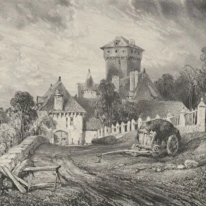 Chateau de Pesteil aPolminhac, 1832. Creator: Godefroy Engelmann