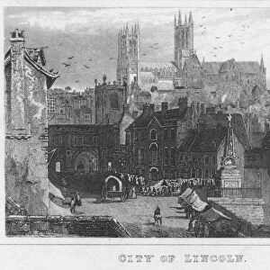 City of Lincoln, 1845. Artist: Thomas Dugdale