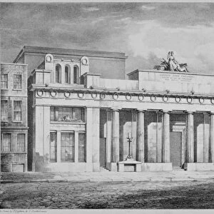 Corn Exchange, Mark Lane, City of London, 1827. Artist: V Bartholomew