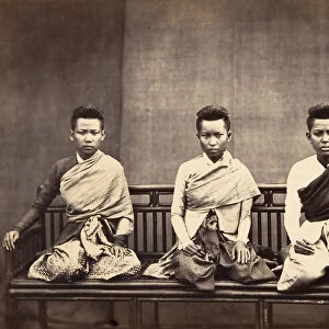 Femmes du Prince Phra-Keo-Pha, 1866. Creator: Emile Gsell