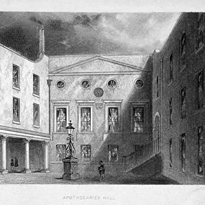 Interior Court of the Apothecaries Hall, City of London, c1830