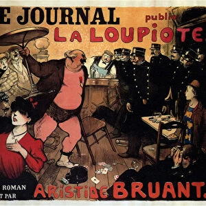 Le Journal publie La Loupiote, Grand roman par Aristide Bruant, 1908. Artist: Poulbot