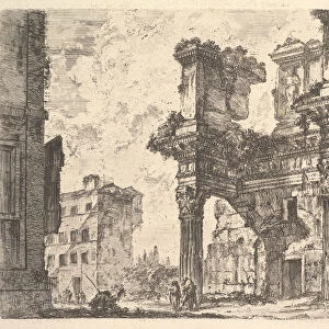 Plate 1: Part of the Forum of Nerva (Parte del Foro di Nerva), ca. 1748
