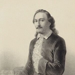 Portrait of Arthur Saint-Leon (1821-1870) in the ballet Le Violon du diable"