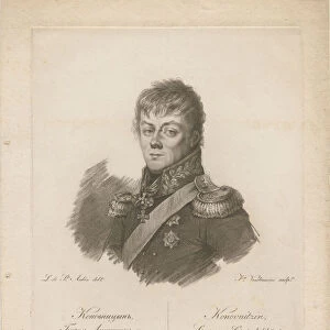 Portrait of Count Pyotr Petrovich Konovnitsyn (1764-1822), 1813. Artist: Vendramini