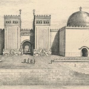 Sargons Palace, Khorsabad: The South-Eastern Gate, 1886. Artist: Alexander Francis Lydon
