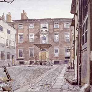 Sir Christopher Wrens house, Botolph Lane, London, 1886. Artist: John Crowther