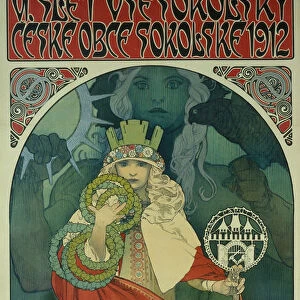 Sokol Festival (Poster). Artist: Mucha, Alfons Marie (1860-1939)