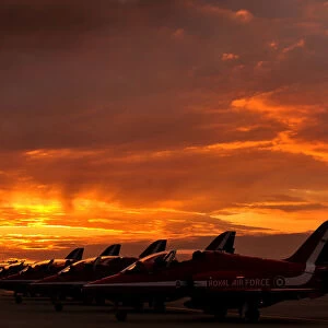 Red Arrows Sunset