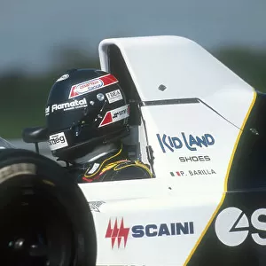 1990 Hungarian Grand Prix. Hungaroring, Hungary. 10-12 August 1990. Paolo Barilla (Minardi M190 Ford) 15th position. Ref-90 HUN 07. World Copyright - LAT Photographic