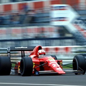 Formula One World Championship: Nigel Mansell Ferrari 640 could not satisfy the Ferrari fans demands for success as his gearbox failed him