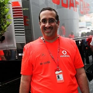 Formula One World Championship: Sheikh Mohammed bin Isa Al Khalifa Chief Executive of the Bahrain Economic Development Board and McLaren shareholder