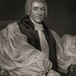 Reverend William Carey, 1769-1846. Lord Bishop Of Exeter, 1820 And Bishop Of St. Asaph 1830-1846. Engraved By T. A. Dean After S. W. Reynolds. From The Book "National Portrait Gallery Volume I"Published 1830