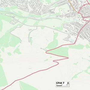 Rhondda Cynon Taf CF44 7 Map