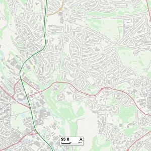 Sheffield S5 8 Map