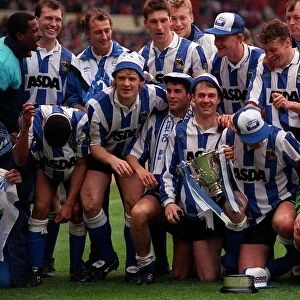 1991 Rumbelows Cup Final at Wembley. Sheffield Wednesday 1 v Manchester United 0