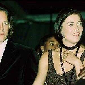 Actress Amanda Donohoe and Richard E Grant 1993 at London Fashion Awards