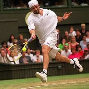 ANDRE AGASSI WIMBLEDON TENNIS CHAMPIONSHIPS 1995 03 / 07 / 1995