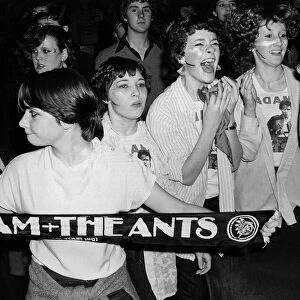 Antmania in London fans of Adam Ant pop singer 1981