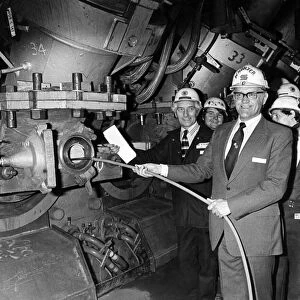 British Steel Corporation, Redcar, lighting the blast furnace. 12th October 1979