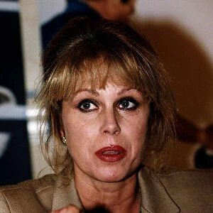 Joanna Lumley actress and vegetarian who appears in the tv hit Absolutely Fabulous who