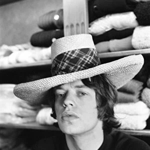 Mick Jagger on the morning of 4 June 1964 when The Rolling Stones were taken shopping by