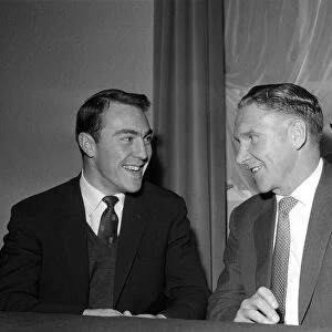 Bill Nicholson and Jimmy Greaves at The Grand Hotel, Sheffield. 18th December 1961