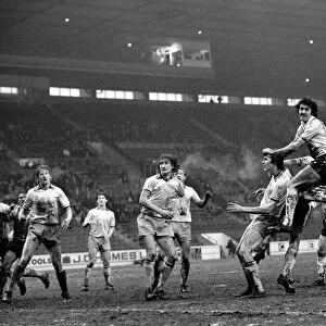 Sheffield United 2 v. Huddersfield 2. Division Three Football. February 1981 MF01-38-037