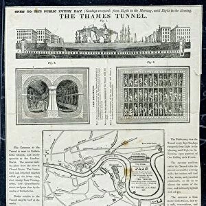 Thames Tunnel Opening Advertisement