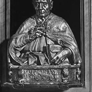 Bust depicting Saint Severus, by Giuliano Finelli, in the Cappella di San Gennaro, inside the cathedral of Naples