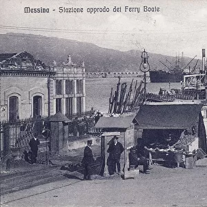 Station of the Messina Ferry Boat dock