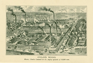 Cammell Laird and Co. Ltds Cyclops Works, Carlisle Street, Grimesthorpe, 1895 Cammell Laird and Co. Ltds Cyclops Works, Carlisle Street, Grimesthorpe, 1895