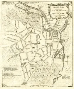 A complete plan of the Town of Sheffield by William Fairbank, 1771 A complete plan of the Town of Sheffield by William Fairbank, 1771