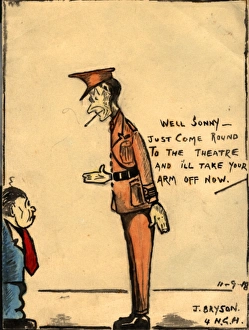 Drawing from 3rd Northern General Hospital, World War I , , 1918 Drawing from 3rd Northern General Hospital, World War I , , 1918