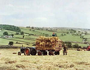 <b class=qtipBold><figcaption>Haymaking in the Mayfield Valley</figcaption></b><br>Published in 'Sheffield-England'<br><em>© Sheffield City Council</em> Haymaking in the Mayfield Valley