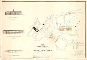 Plan of part of the town of Sheffield comprising the site of the present and proposed Corn Plan of part of the town of Sheffield comprising the site of the present and proposed Corn
